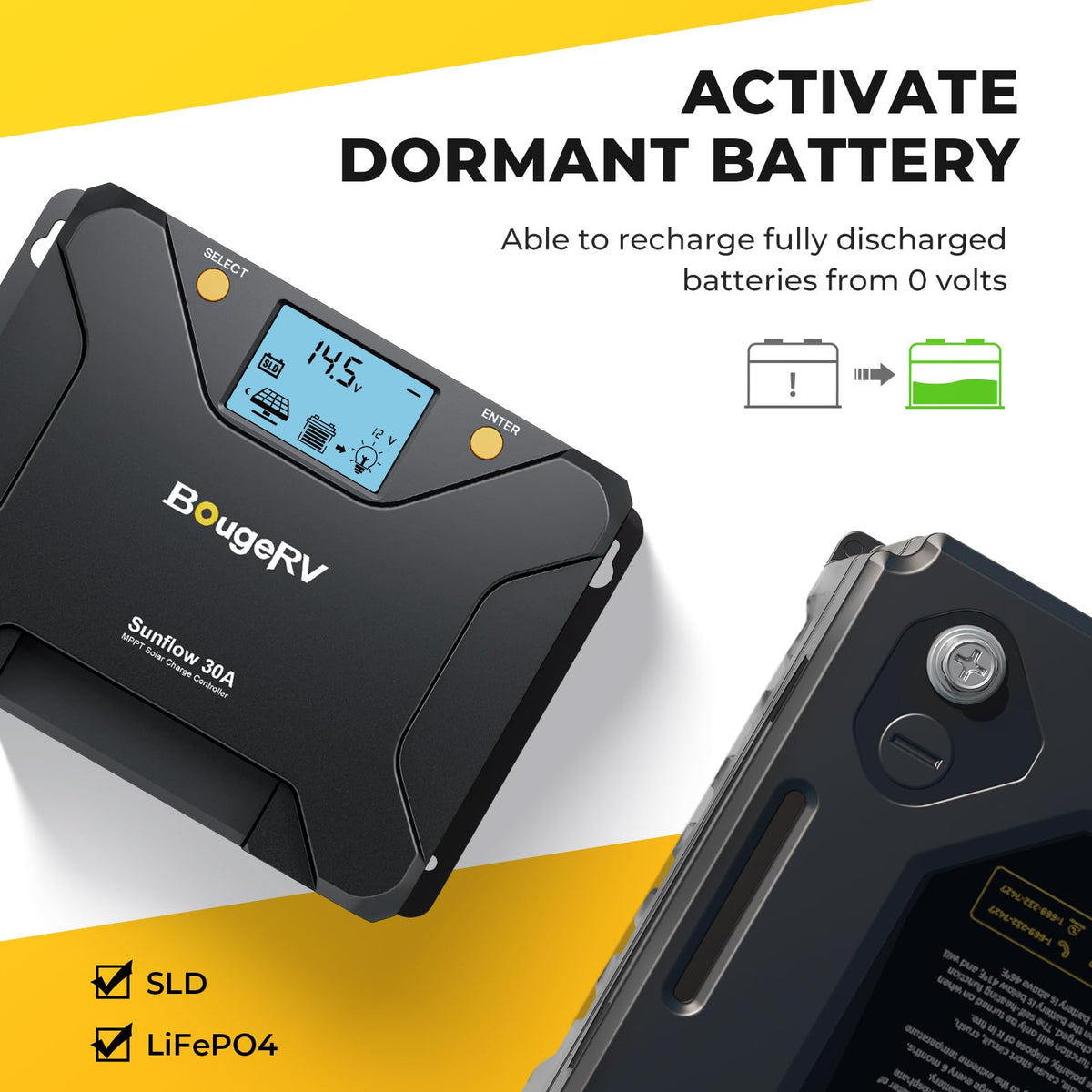 30A MPPT Solar Charge Controller with APP Control R369845