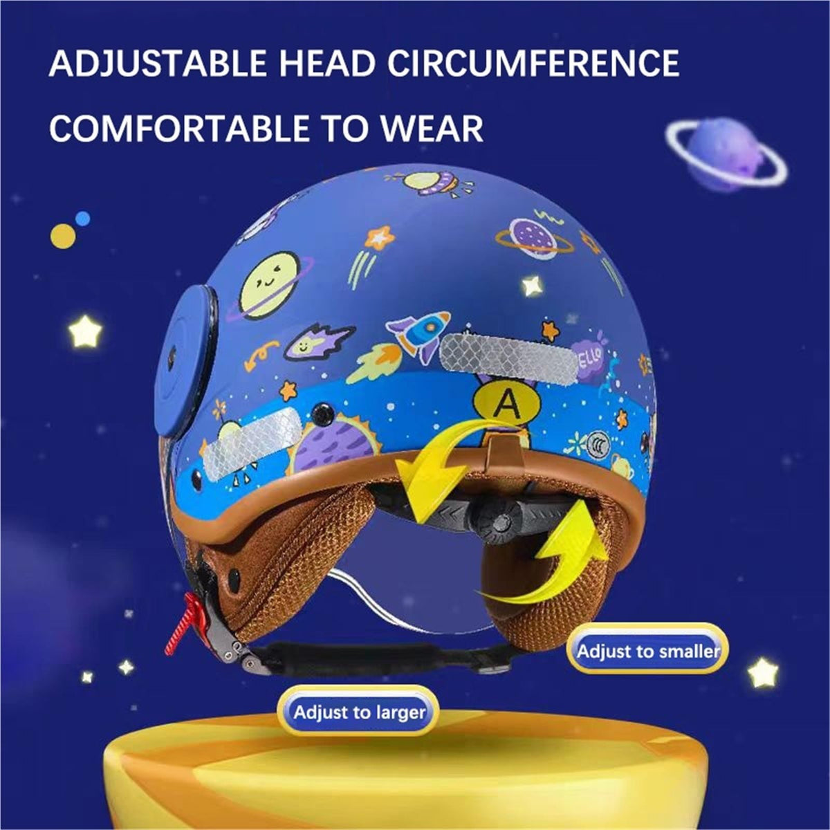 DOT Approved Kids 3/4 Motorcycle Half Helmet R225