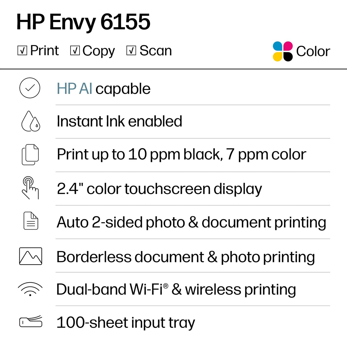 Wireless All-in-One Color Inkjet Printer N174