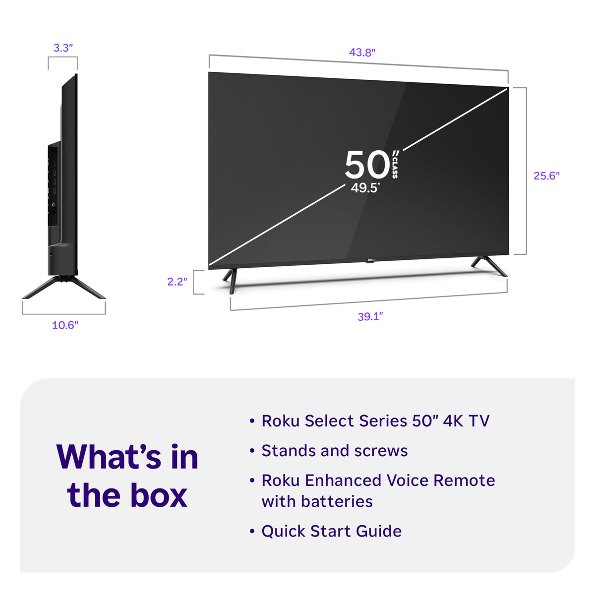 50-Inch 4K HDR LED Smart TV J525
