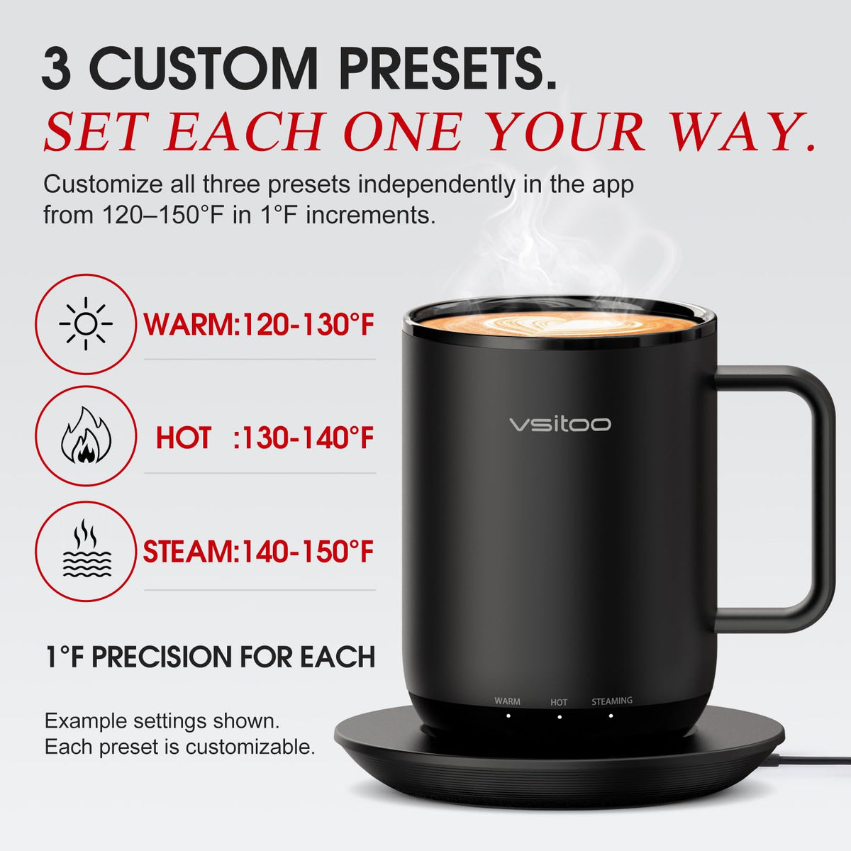 14oz Smart Self Heating Coffee Mug K257269