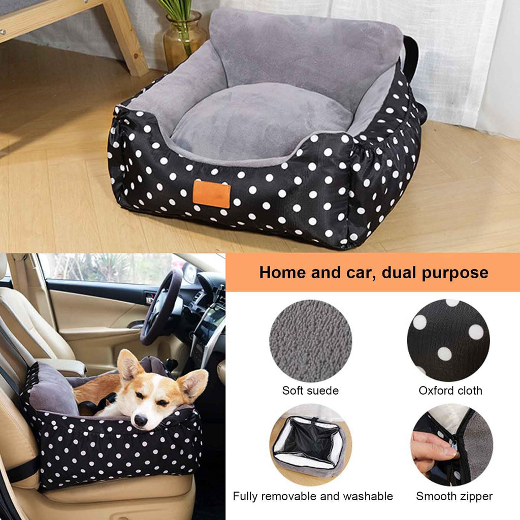 2-in-1 Waterproof Pet Car Seat & Car Bed Y5947