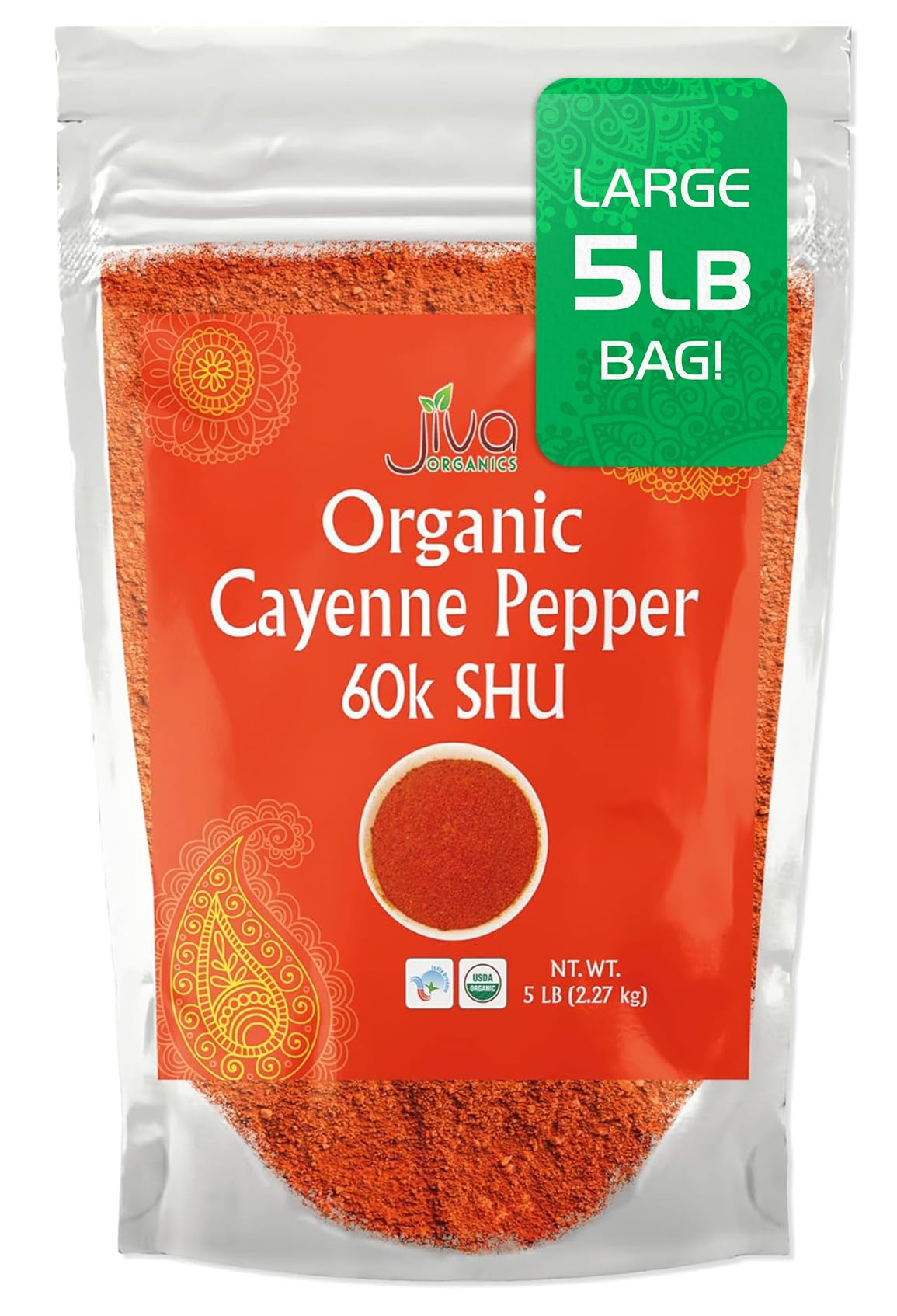 Cayenne Pepper Powder 5 LB Bulk Bag F8949