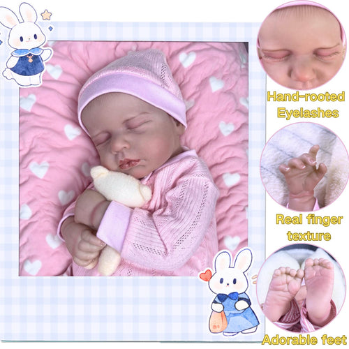 20 inch Soft Vinyl and Cloth Body Reborn Baby Dolls E226