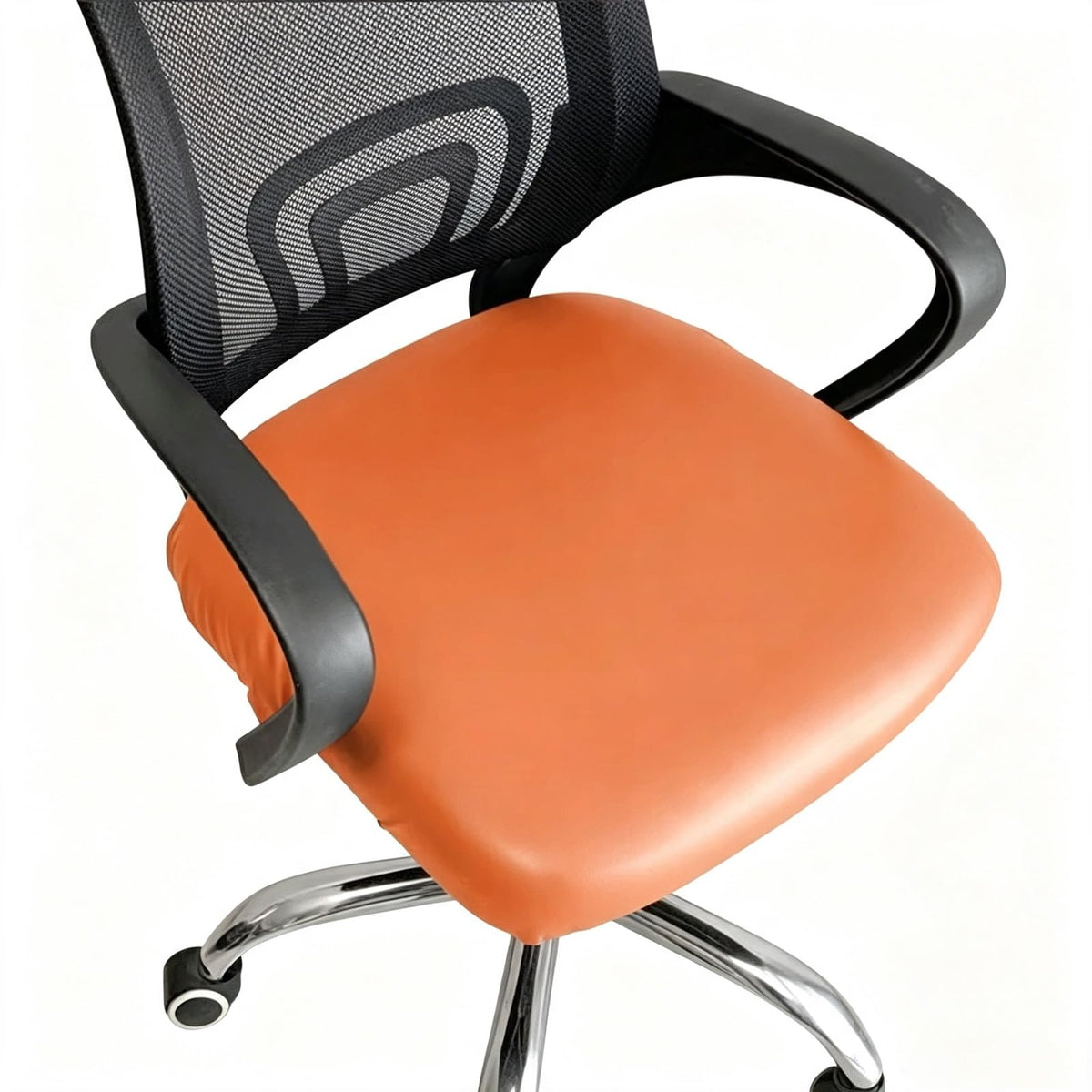 18-21 Inch PU Leather Office Chair Seat Slipcover E855