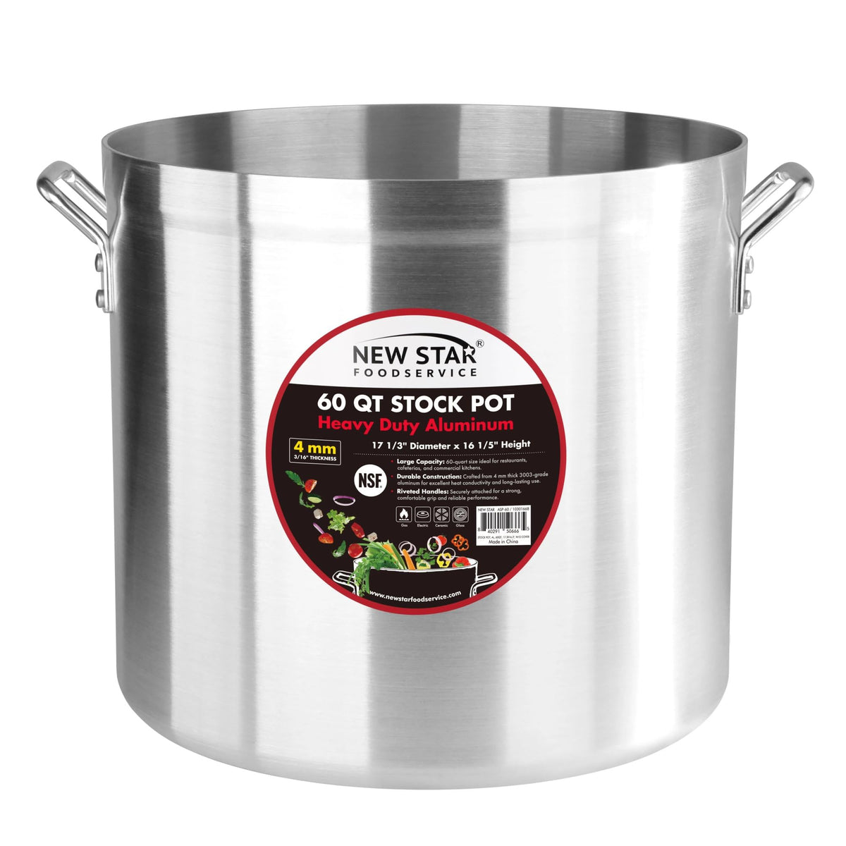 60 Qt Aluminum Stock Pot X873176