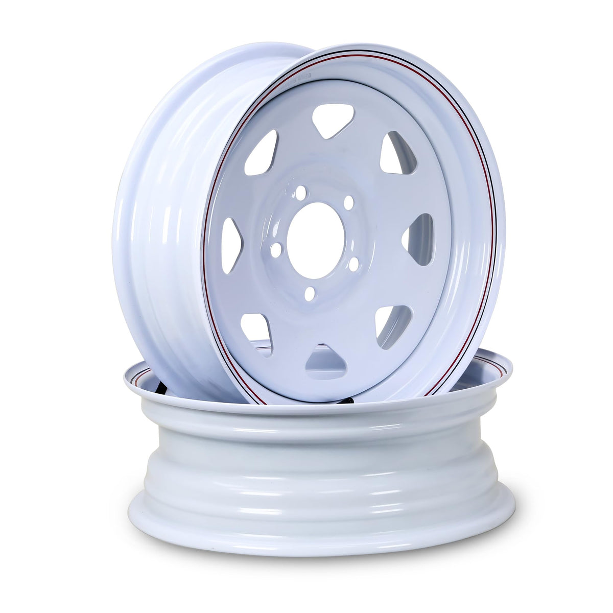 Trailer Tire Wheel ST205/75R15 8PR 5X4.5 White Spoke Pk2 F365