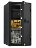 Fireproof Safe Box with Drawer, 3.47 Cu Ft C131
