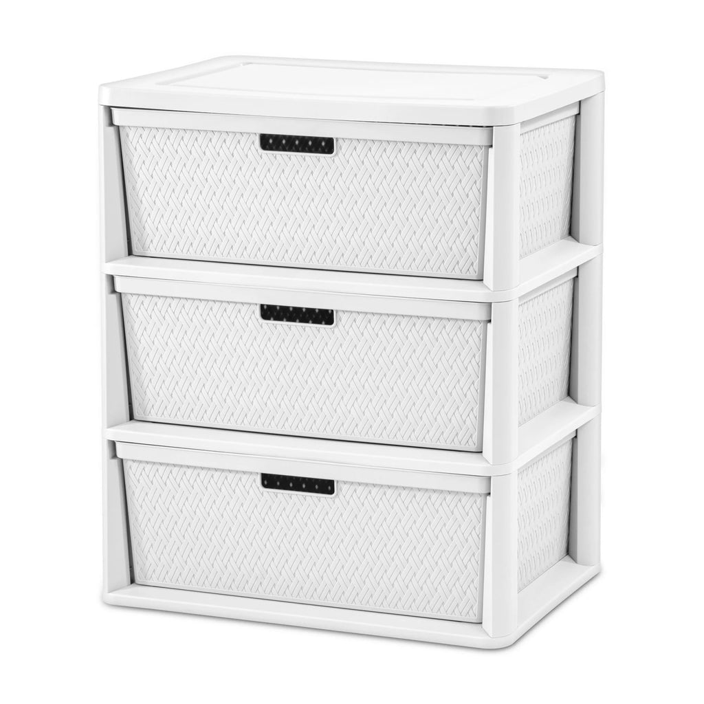 White 3 Drawer Storage Unit U403928
