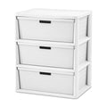 White 3 Drawer Storage Unit U403928