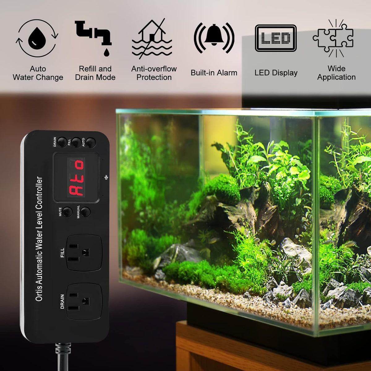 Automatic Water Level Controller for Aquarium Fish Tank W44030