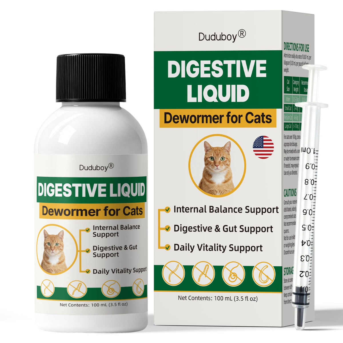 Cat Intestinal Support for Kittens & Adult Cats Z130
