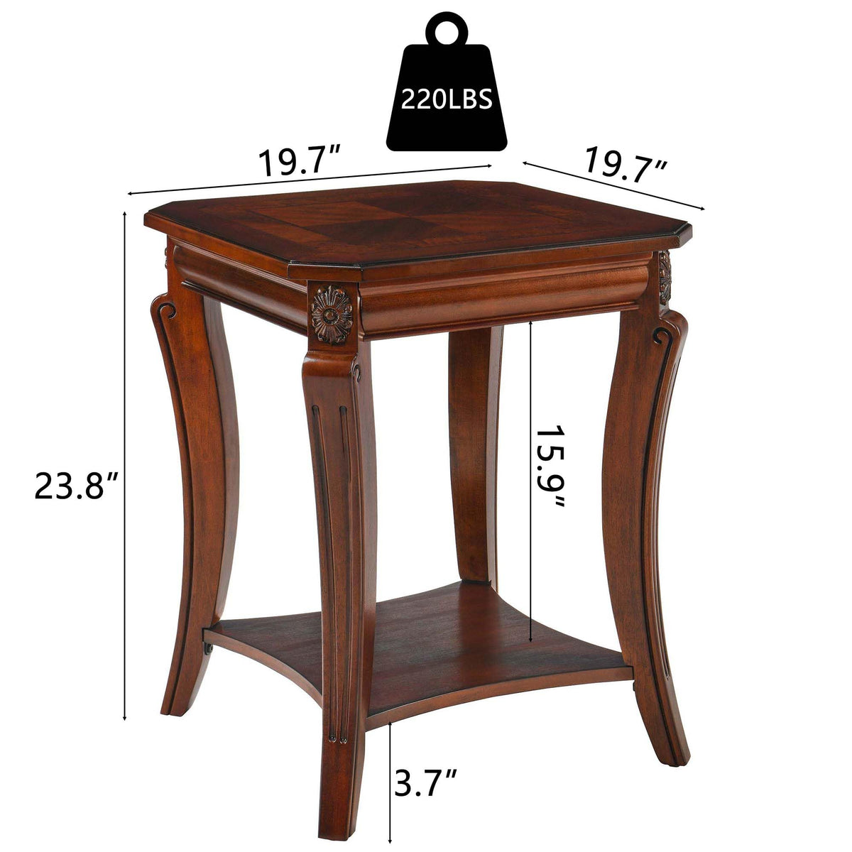 Set of 3 Solid Wood Coffee Table M77270
