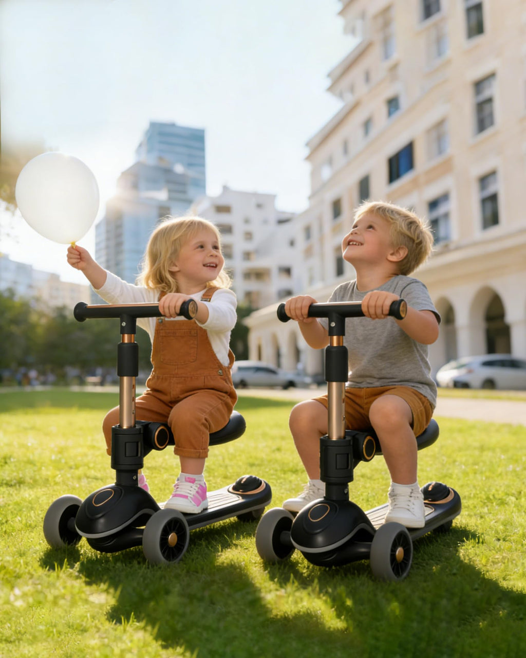 2-in-1 Toddler Scooter with Seat D81620