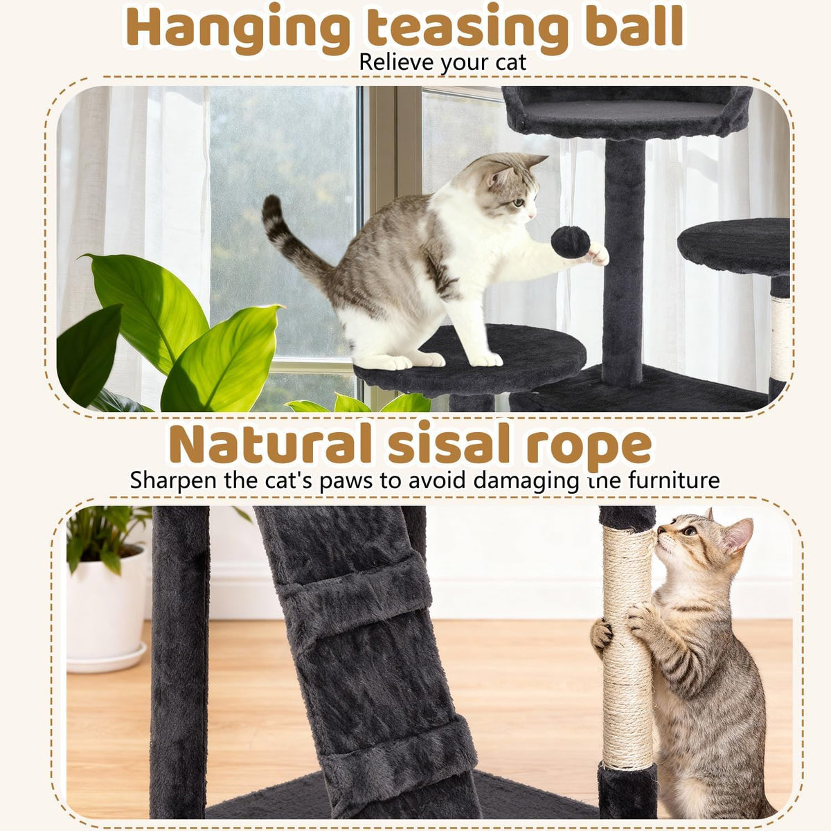 70" Multi-Level Cat Tree H93913