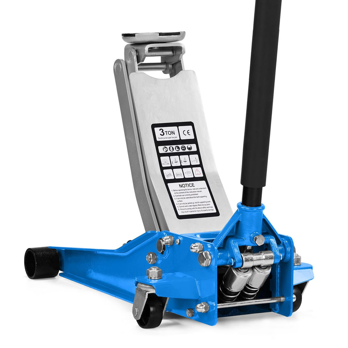 3 Ton Low Profile Aluminum Steel Floor Jack P280