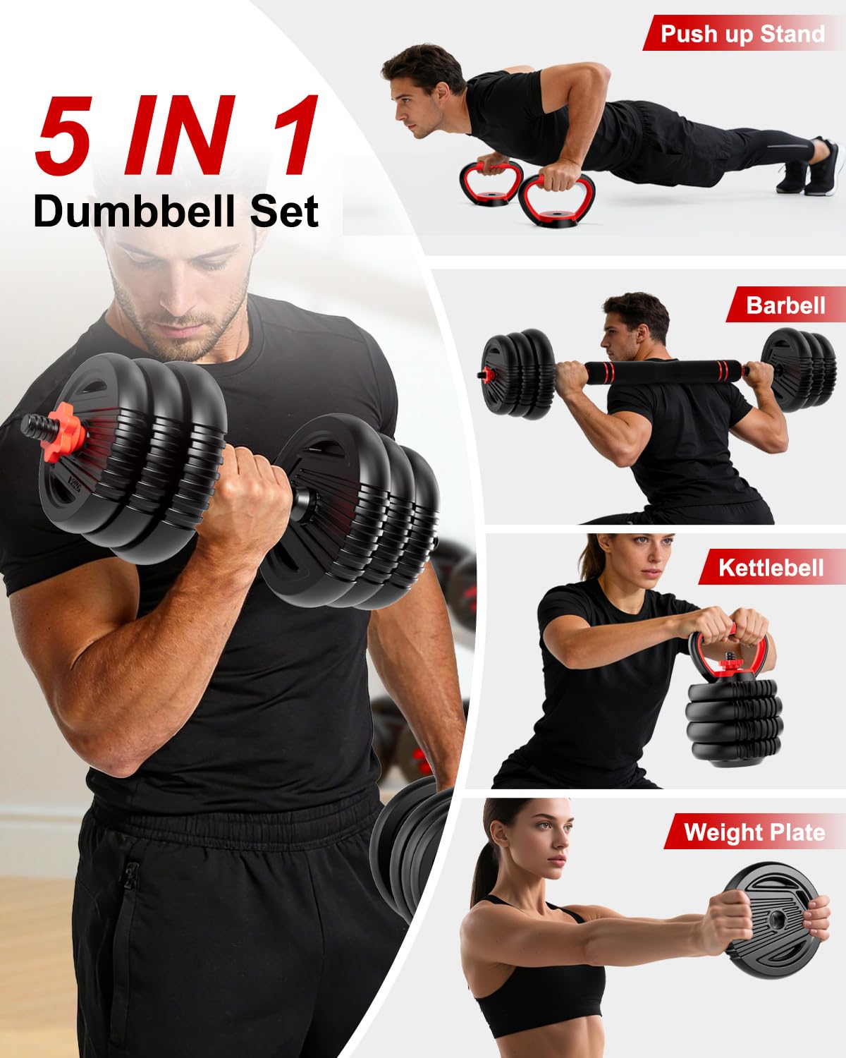 Adjustable Dumbbell Free Weight Set R644186