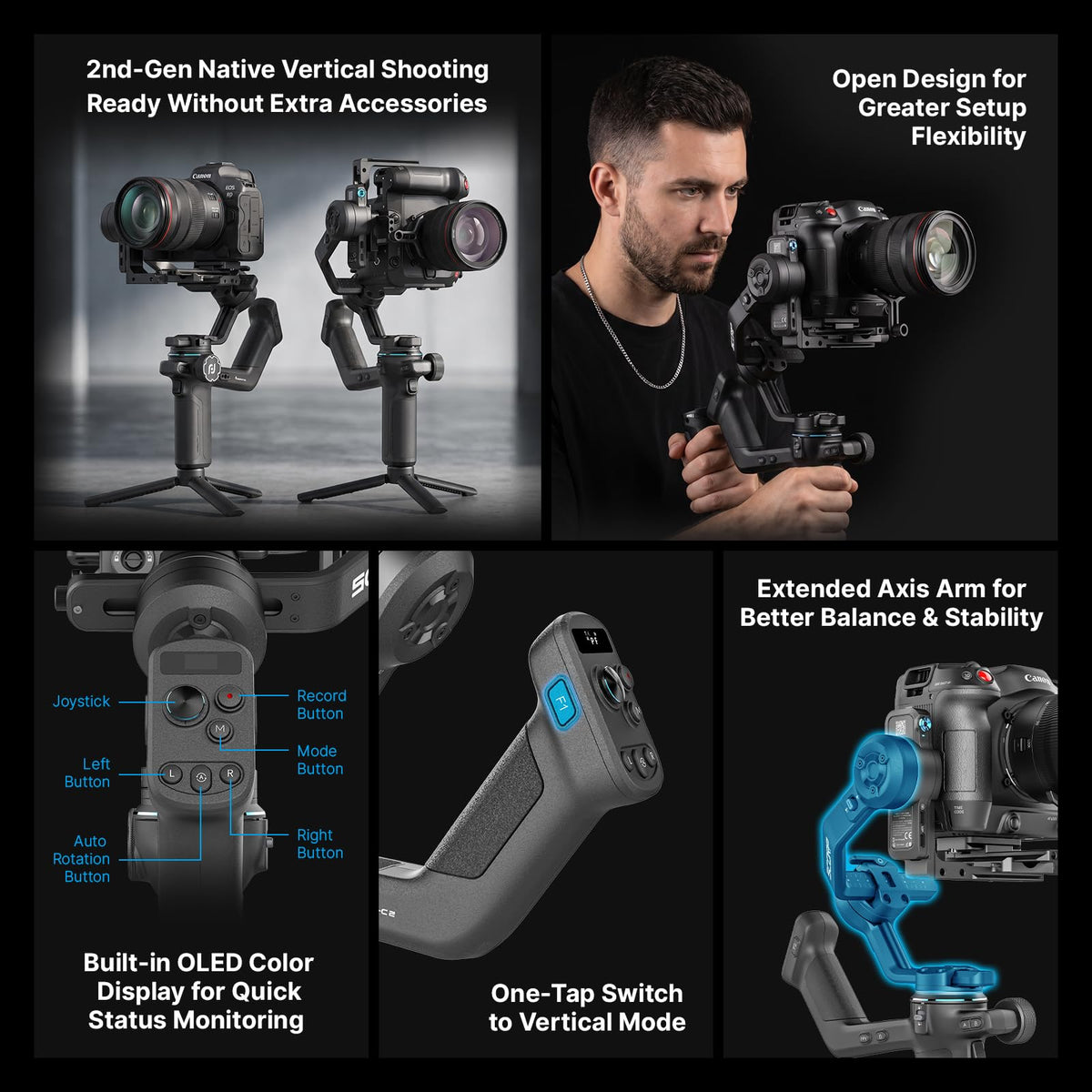 3-Axis Camera Gimbal Stabilizer L65766
