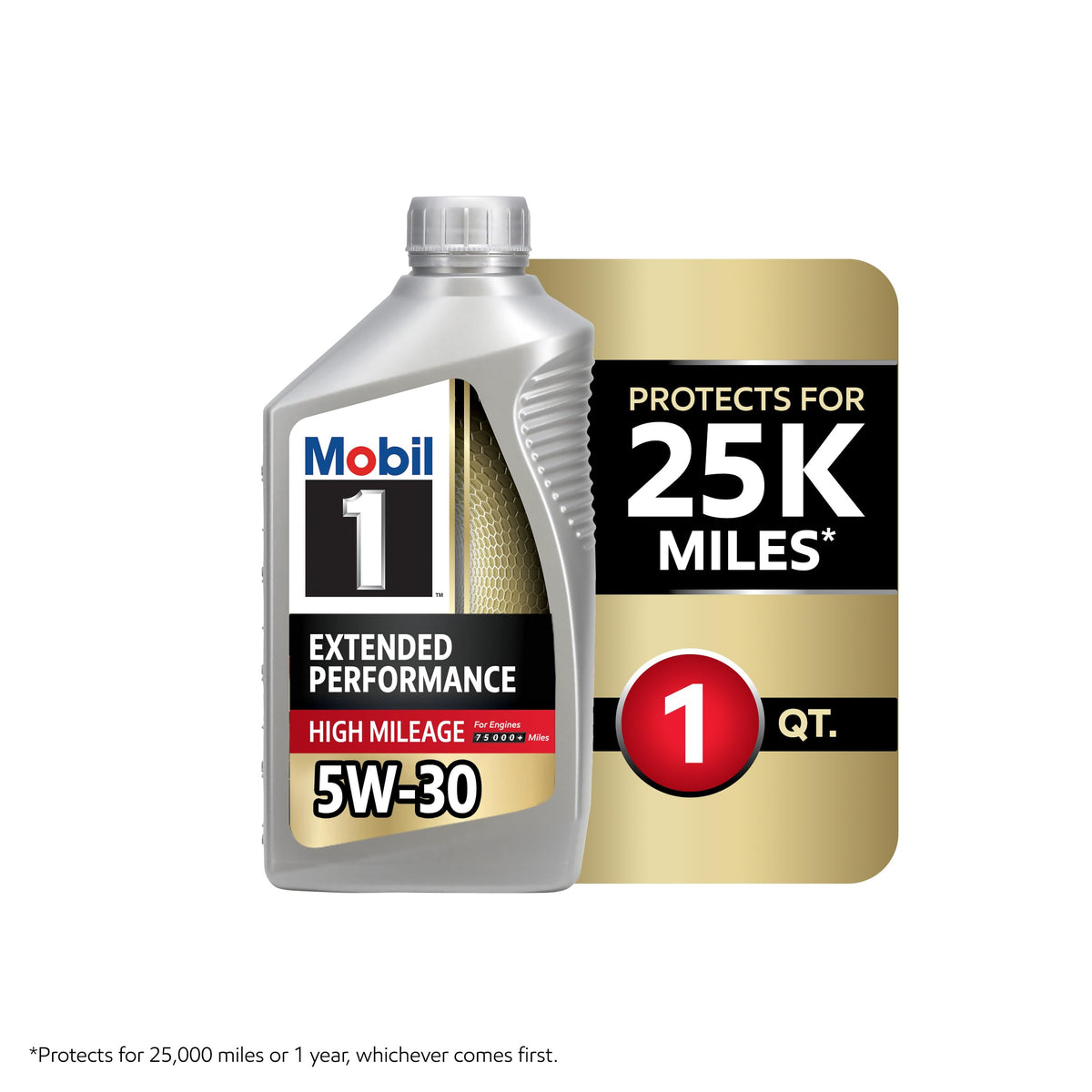 5W-30 Full Synthetic High Mileage Oil 6 Pack L329