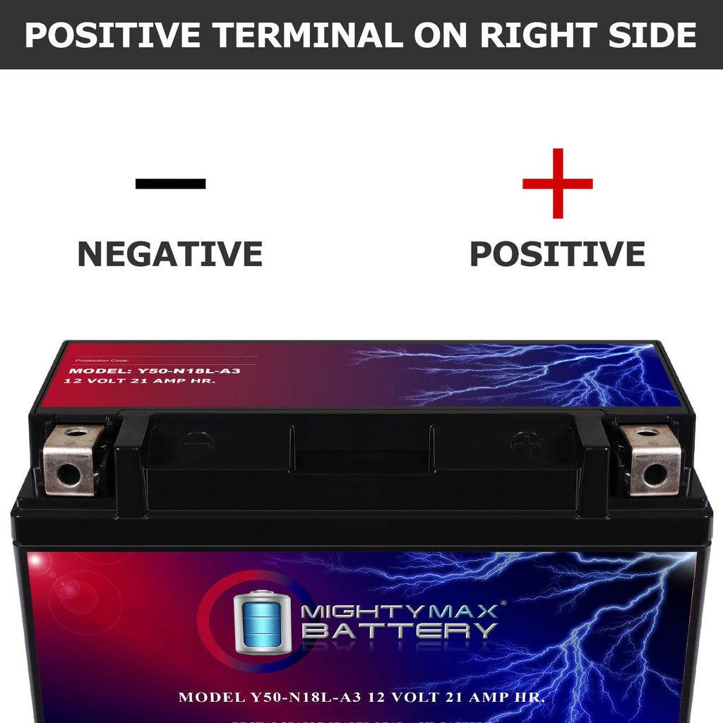 12 Volt 21 AH 350 CCA Rechargeable Maintenance Free SLA AGM Motorcycle Battery G395