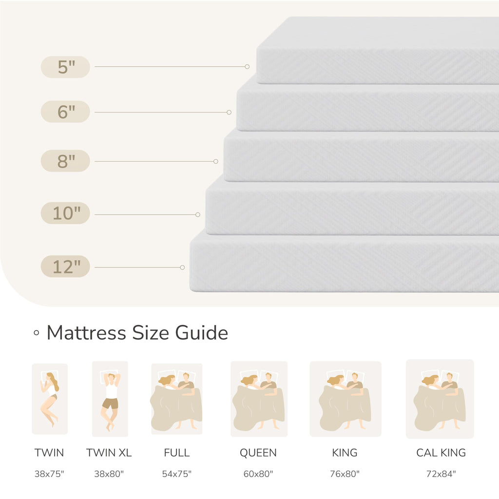 8 Inch Full Memory Foam Mattress R768070
