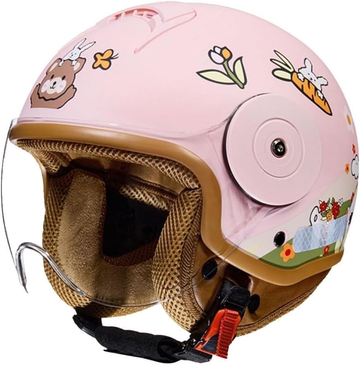 DOT Approved Kids 3/4 Motorcycle Half Helmet R225