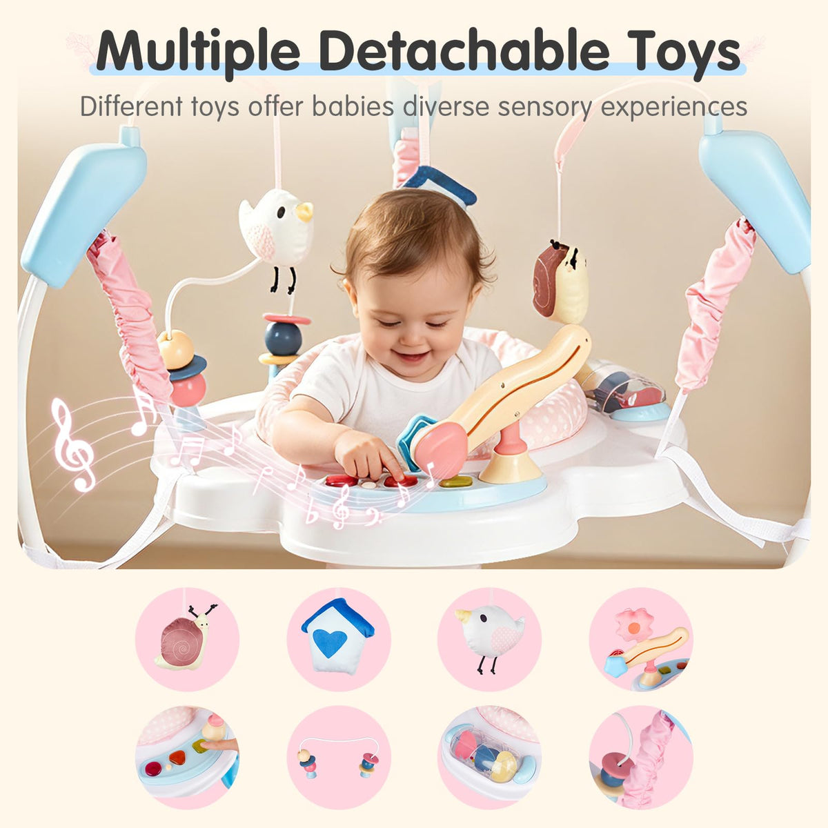 Baby Activity Center, 3-in-1 Infant Jumper and Bouncer W603