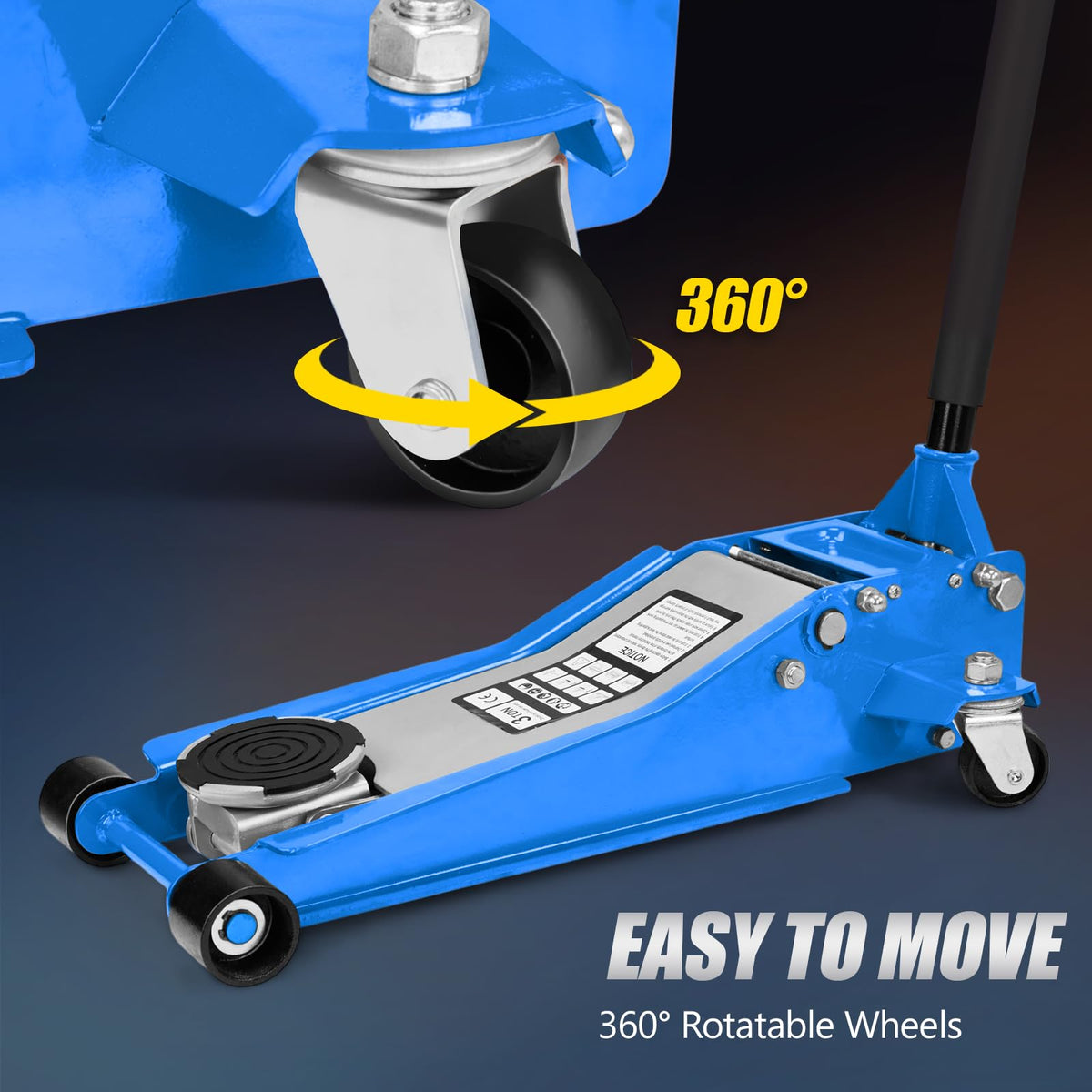 3 Ton Low Profile Aluminum Steel Floor Jack P280