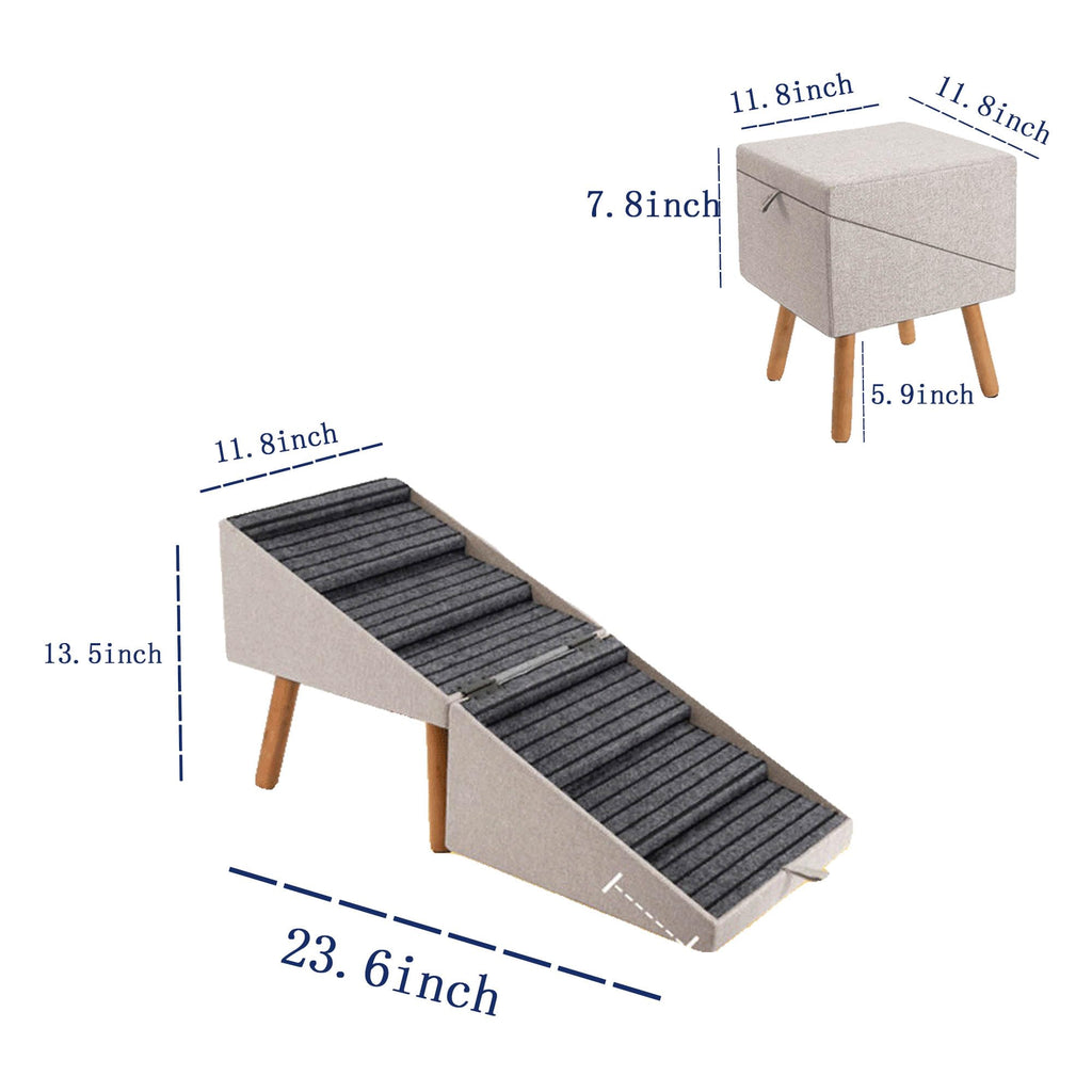 Foldable Anti Slip Pet Stairs Q756577