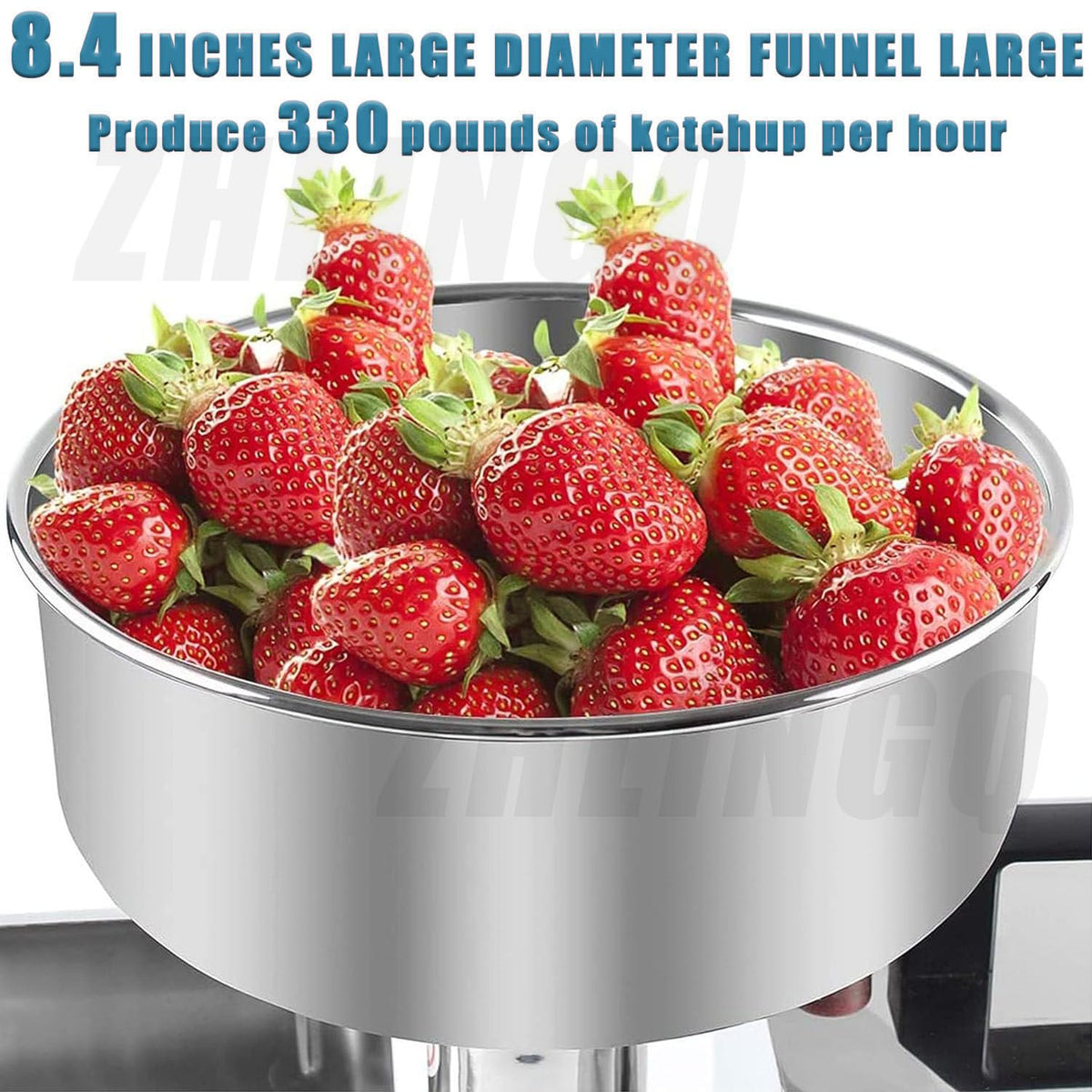 450W Stainless Steel Electric Tomato Strainer L571