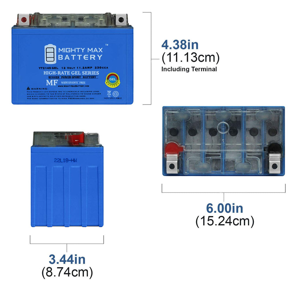 12V 11.2Ah GEL Battery P968976