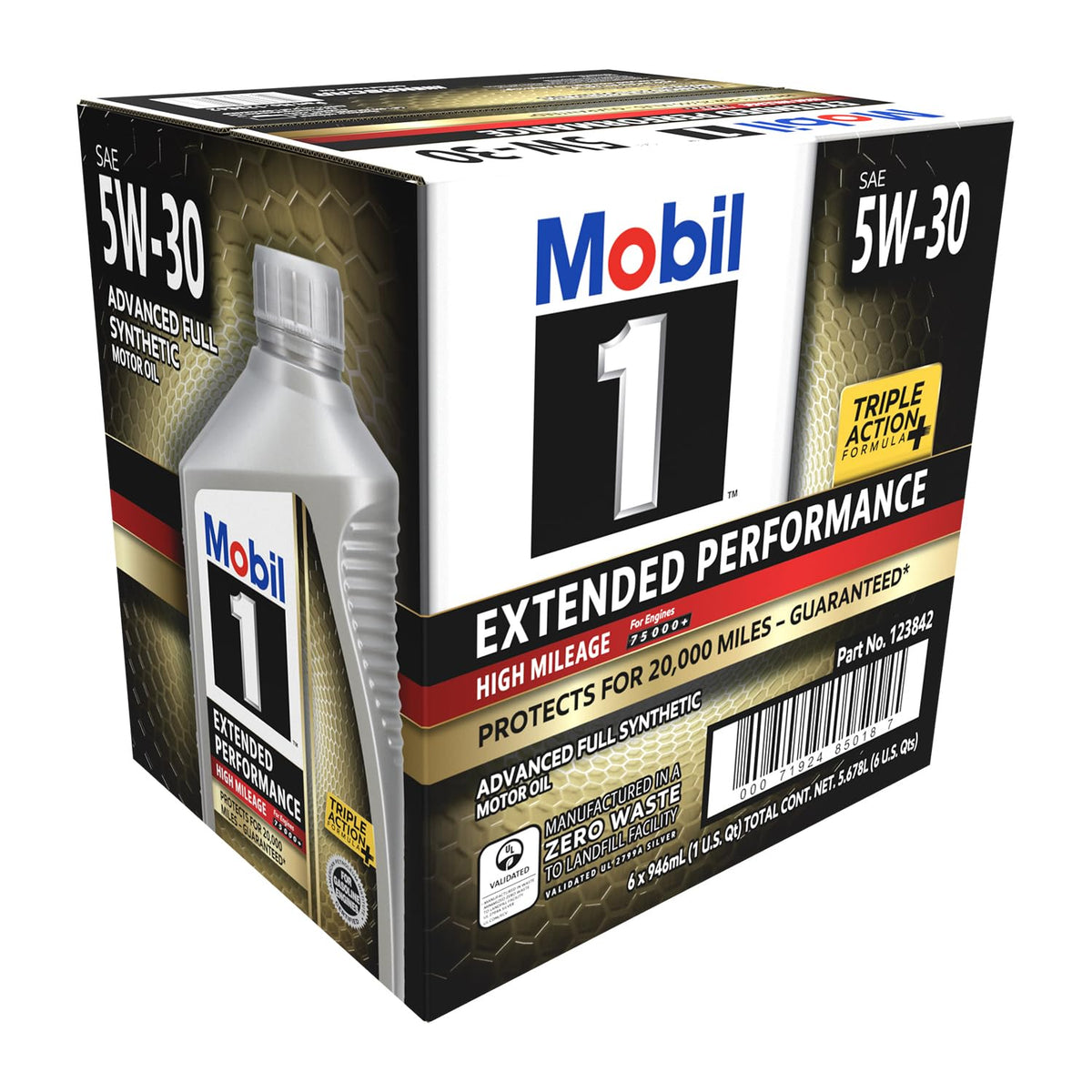 5W-30 Full Synthetic High Mileage Oil 6 Pack L329