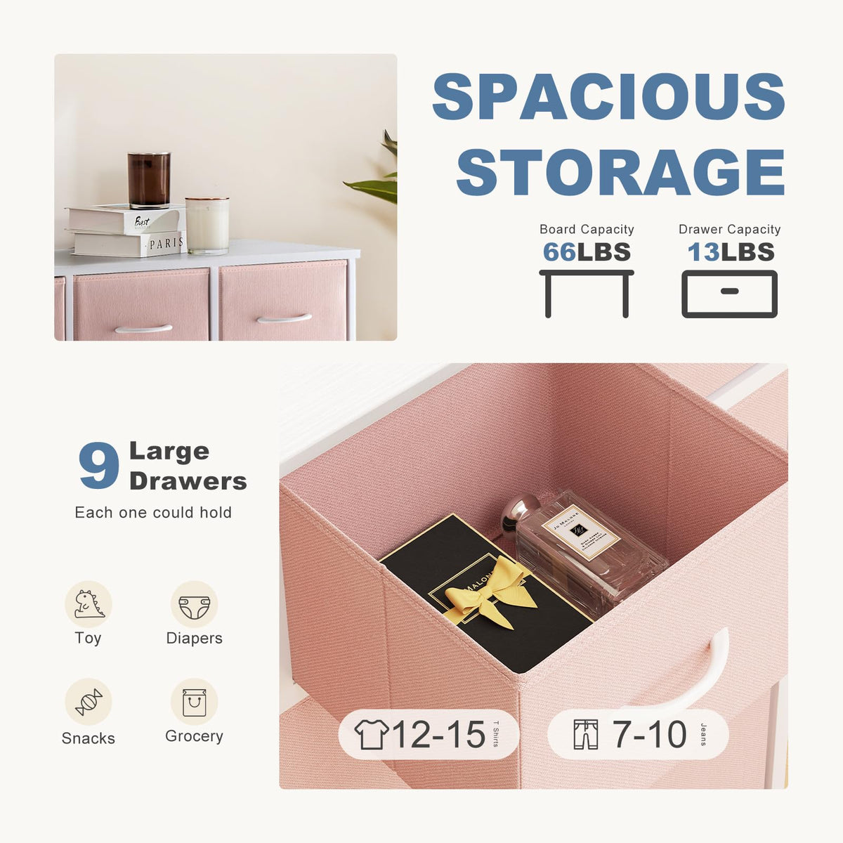 9 Drawer Dresser V546