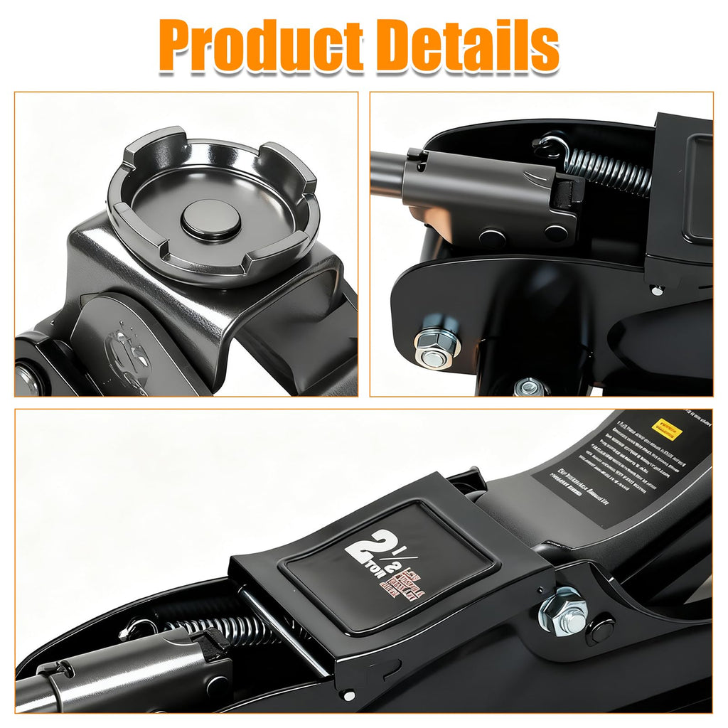 Hydraulic Car Jack with Quick Lift Pump O1658