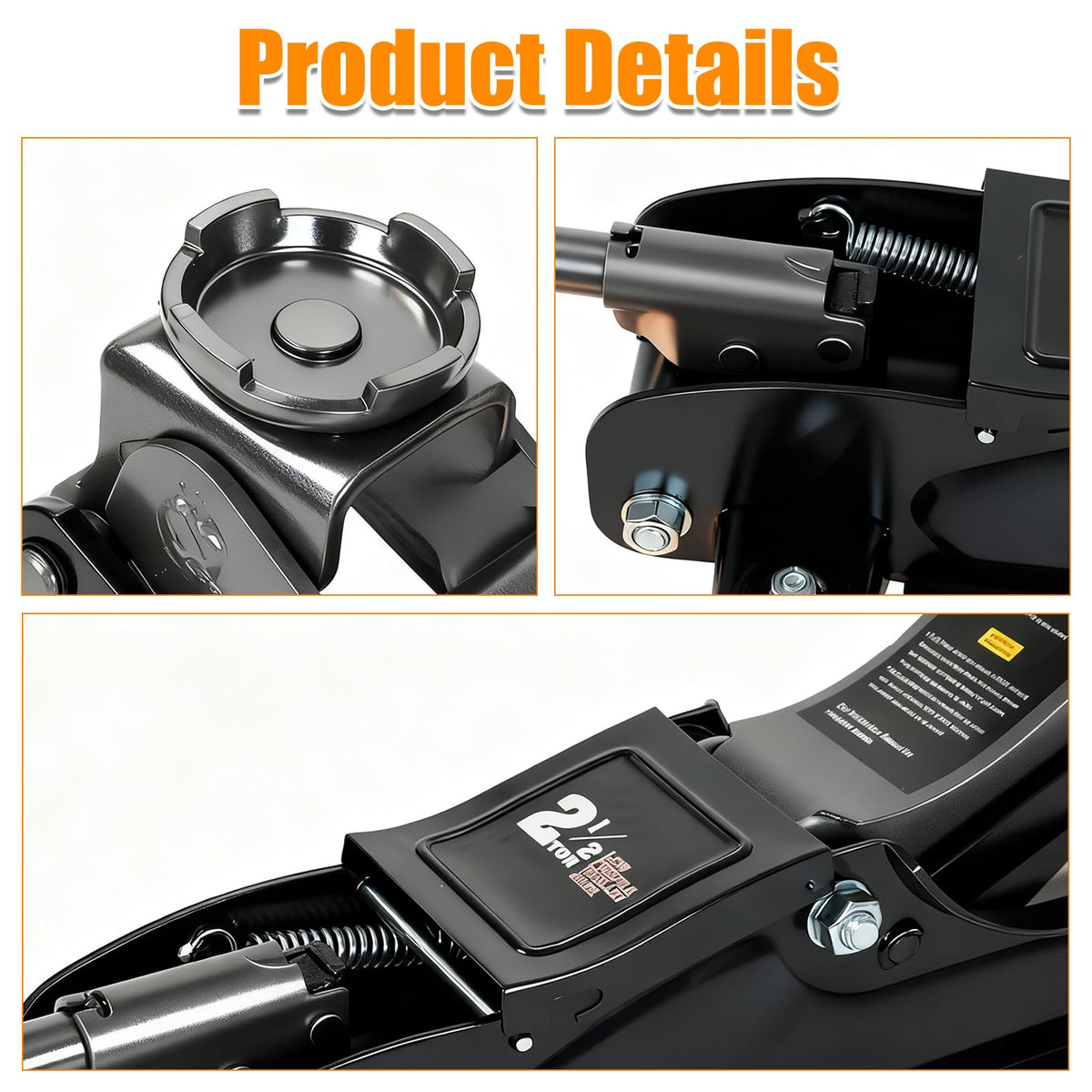 Hydraulic Car Jack with Quick Lift Pump O1658