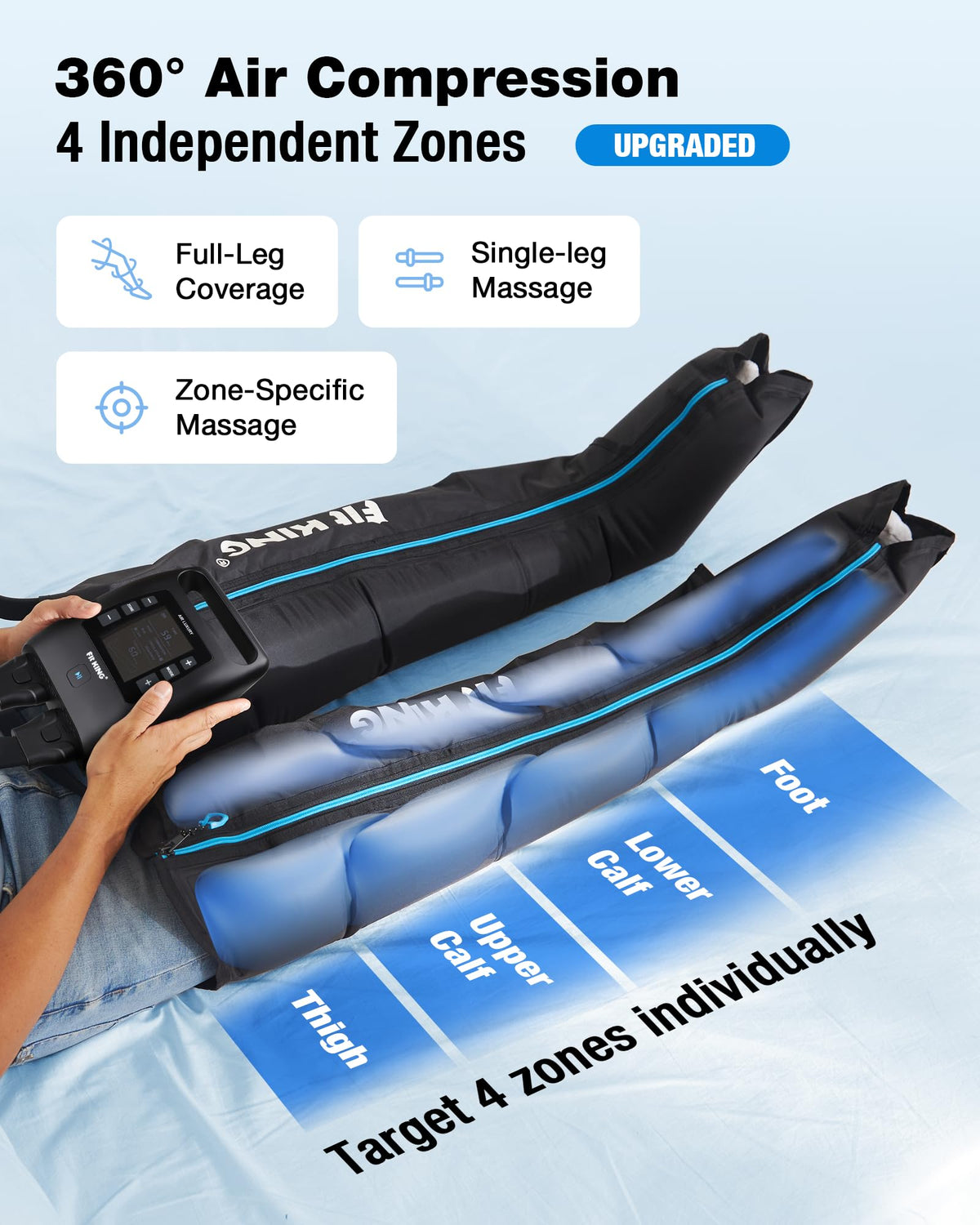 Cordless Full Leg Massager R7156
