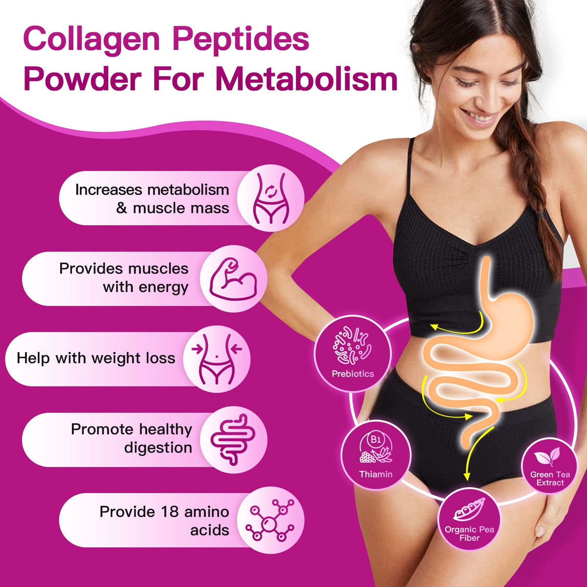 Multi Collagen Peptides Powder I4804
