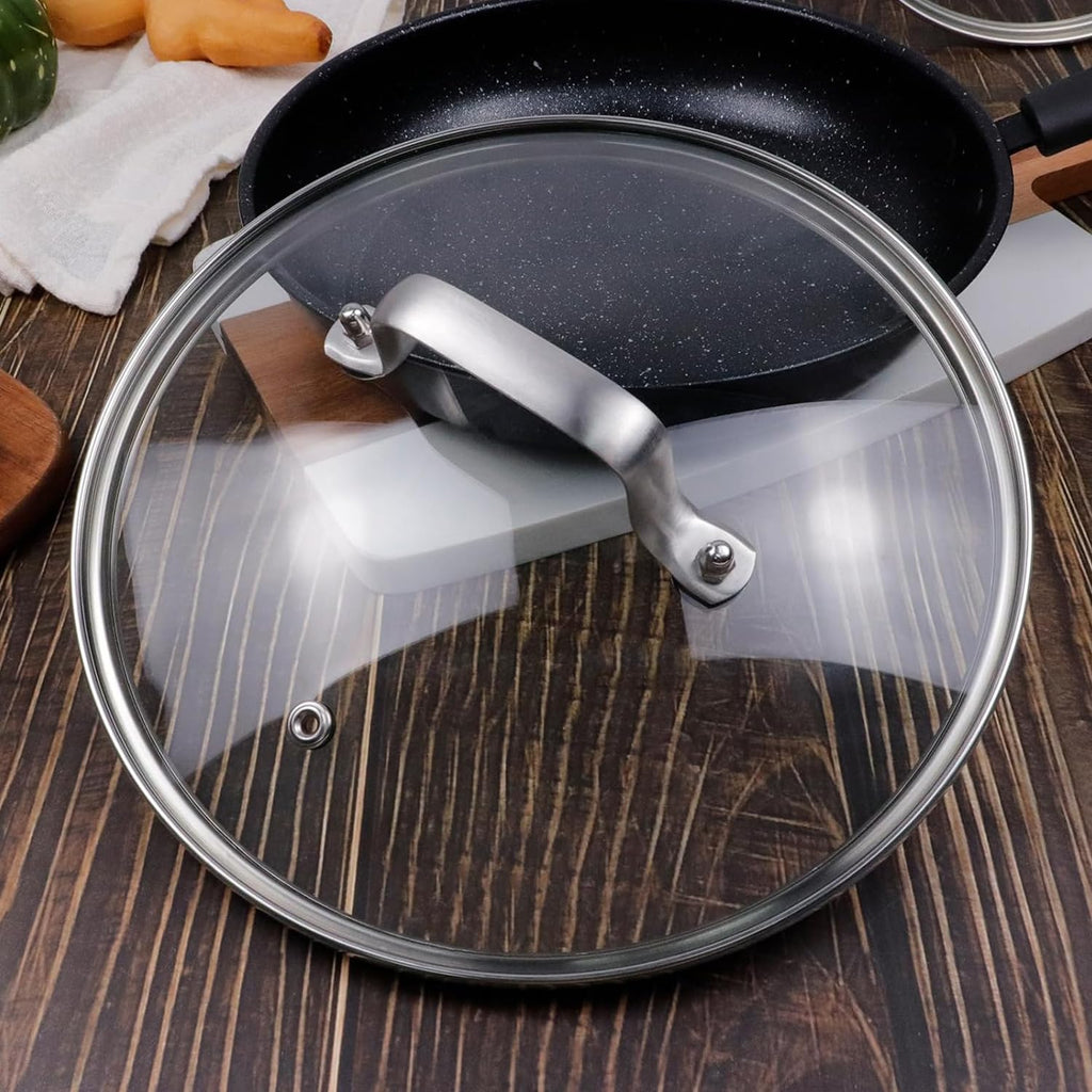 10 Inch Glass Lid for Cast Iron Skillet and Frying Pan H724004
