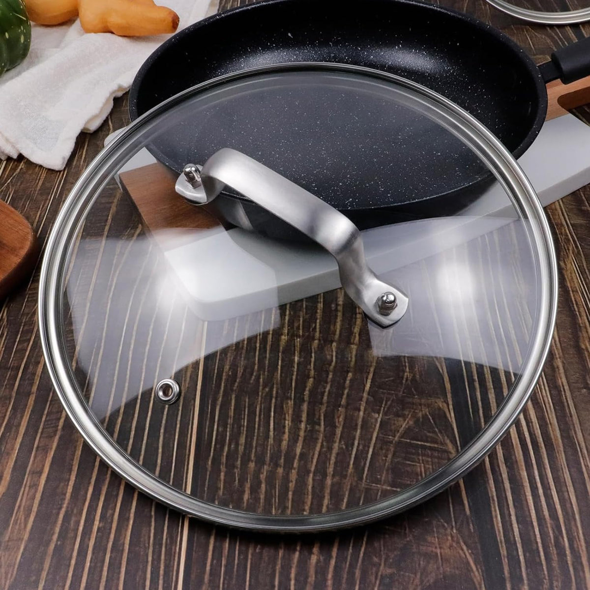 10 Inch Glass Lid for Cast Iron Skillet and Frying Pan H724004