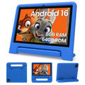 Android 16 Kids Tablet 10 Inch HD Display 8GB RAM 64GB ROM Blue C7699