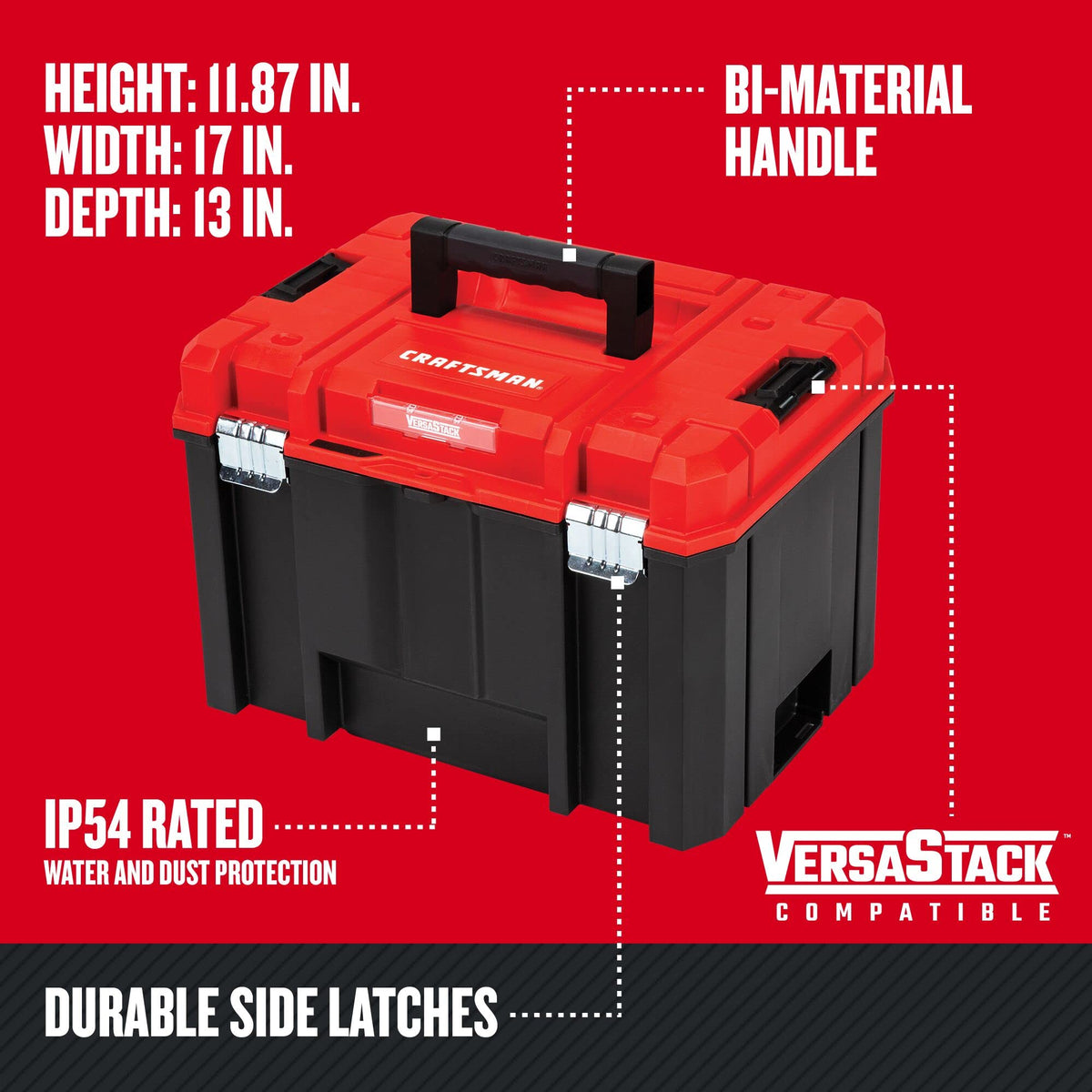 Lockable 17-in. Deep Tool Box O457626