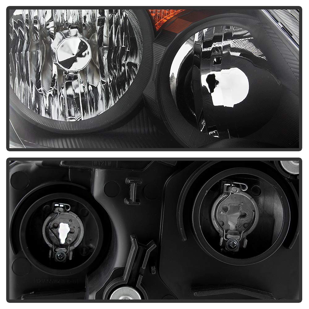 Black Headlights Replacement Pair Set W41567