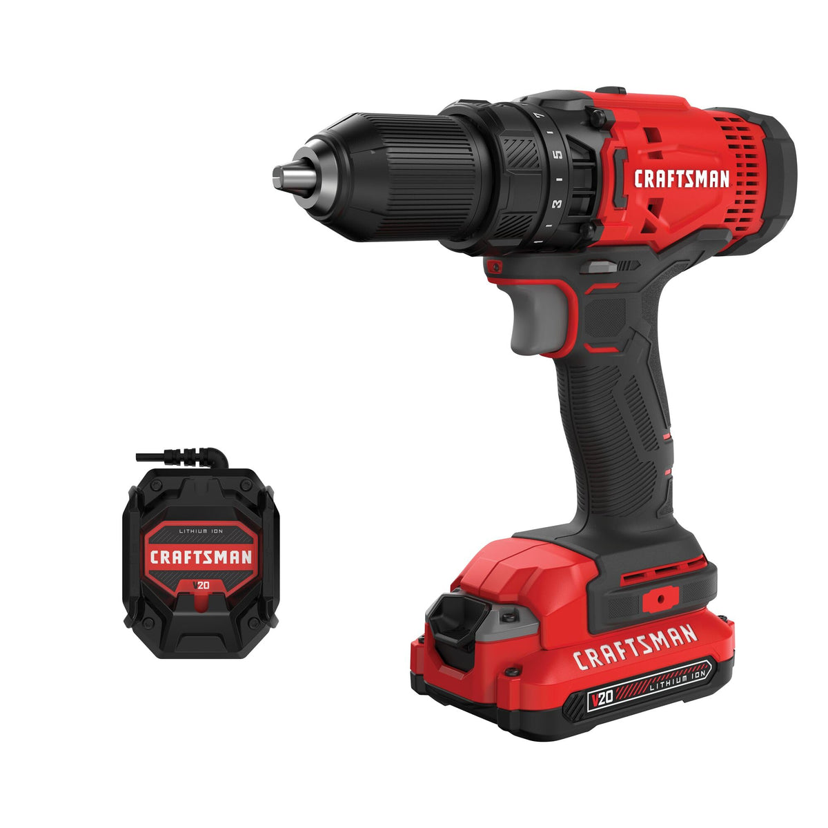 Cordless Drill/Driver Kit, 1/2 inch, Battery and Charger Included F35088