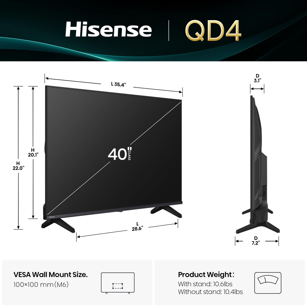 40-Inch QD4 Hi-QLED FHD Smart Fire TV D637029