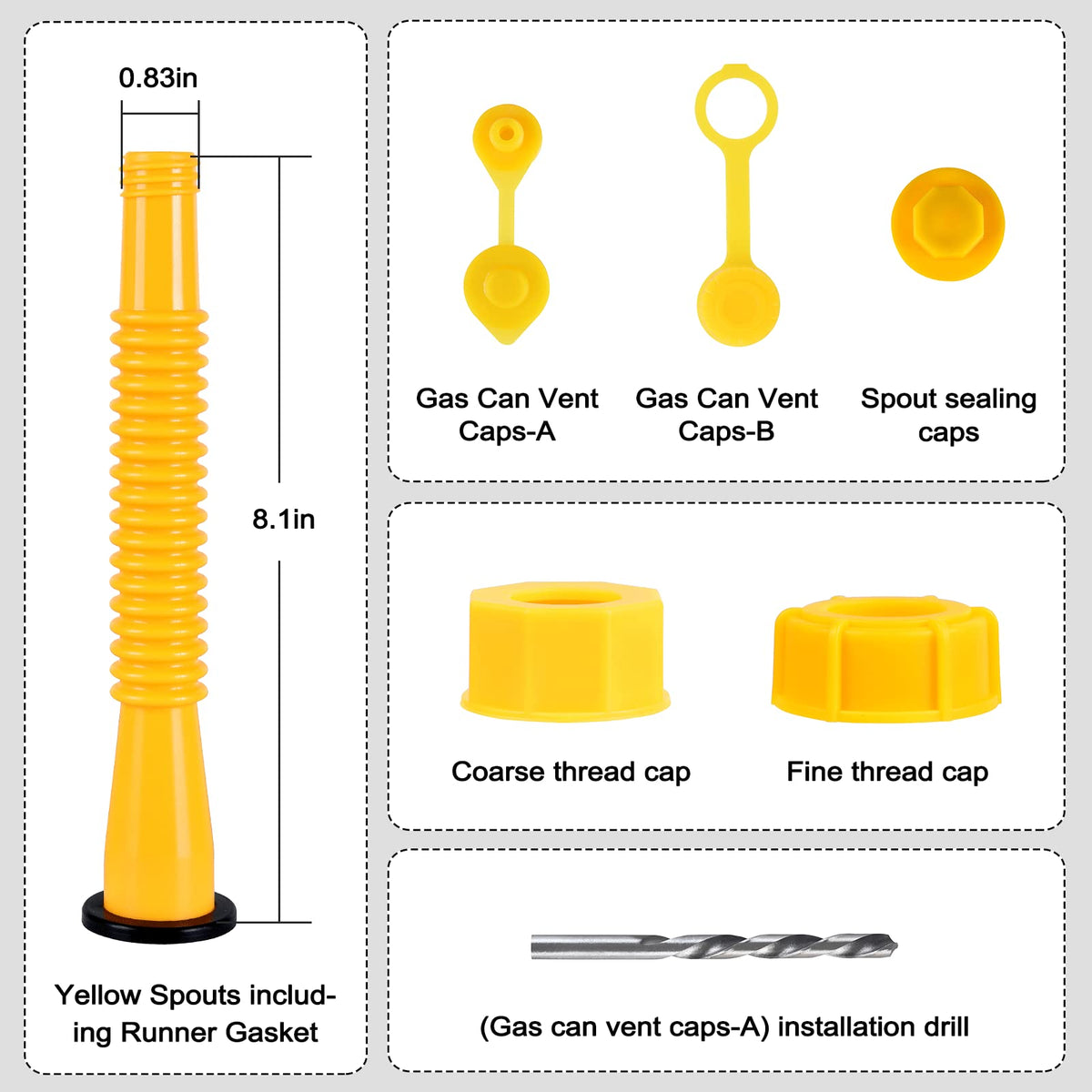 Gas Can Spout Replacement Kits R808195