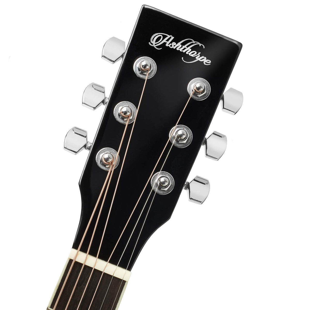 Black Cutaway Thinline Acoustic-Electric Guitar S8399