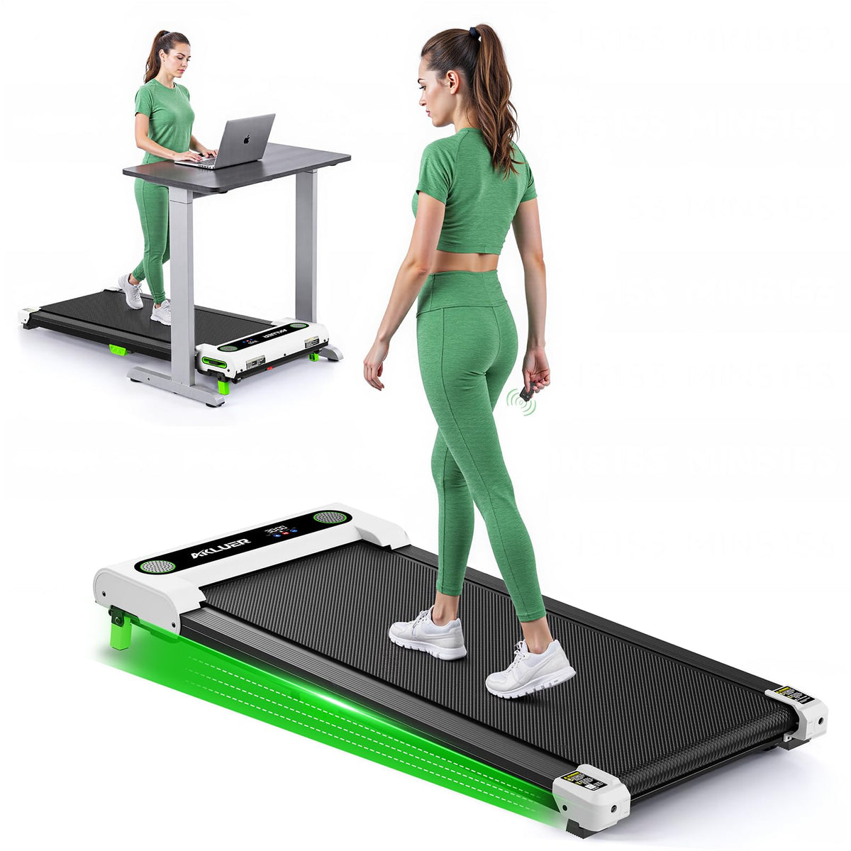 2.5 HP Under Desk Treadmill with Remote L7248