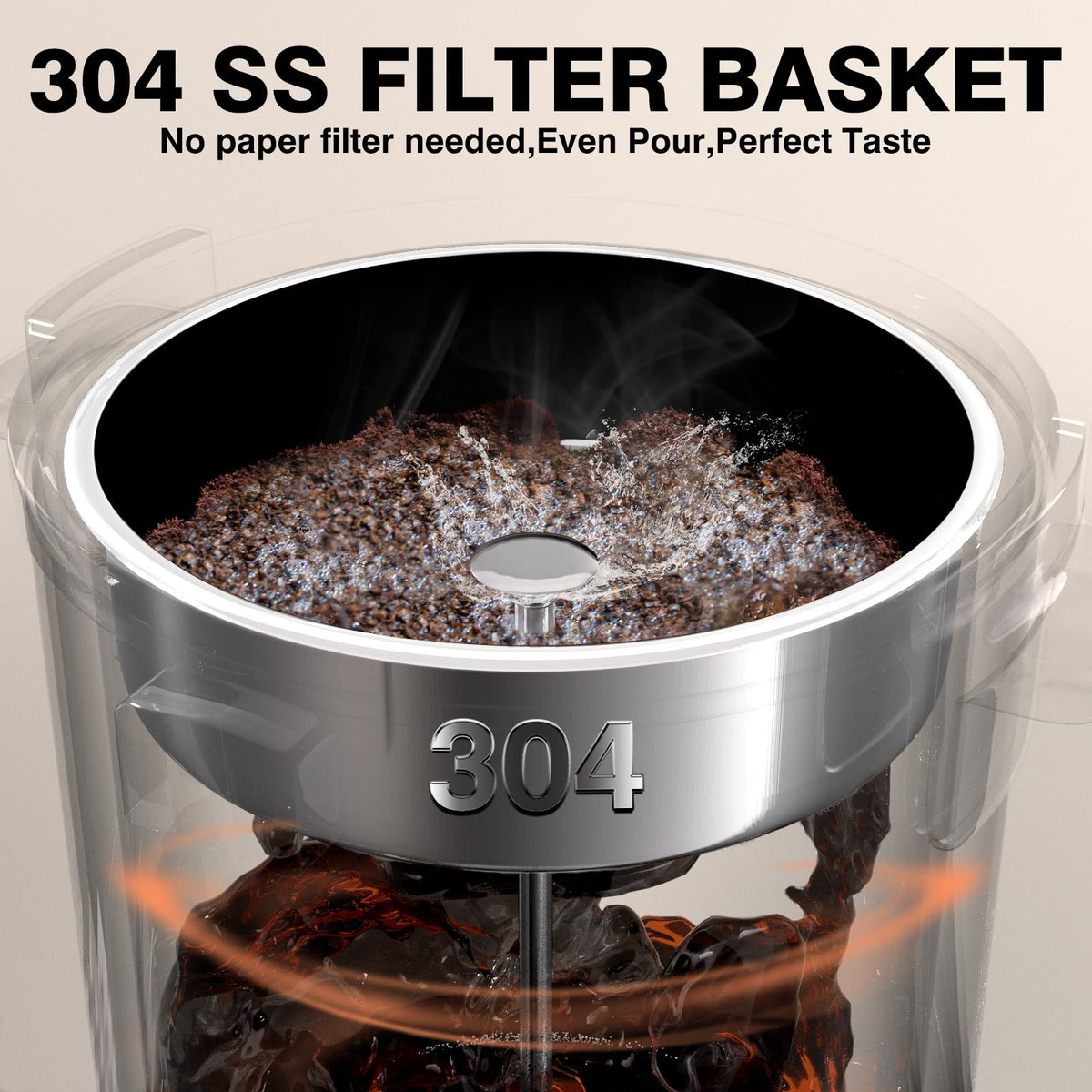 110-Cup Stainless Steel Commercial Coffee Urn A9838