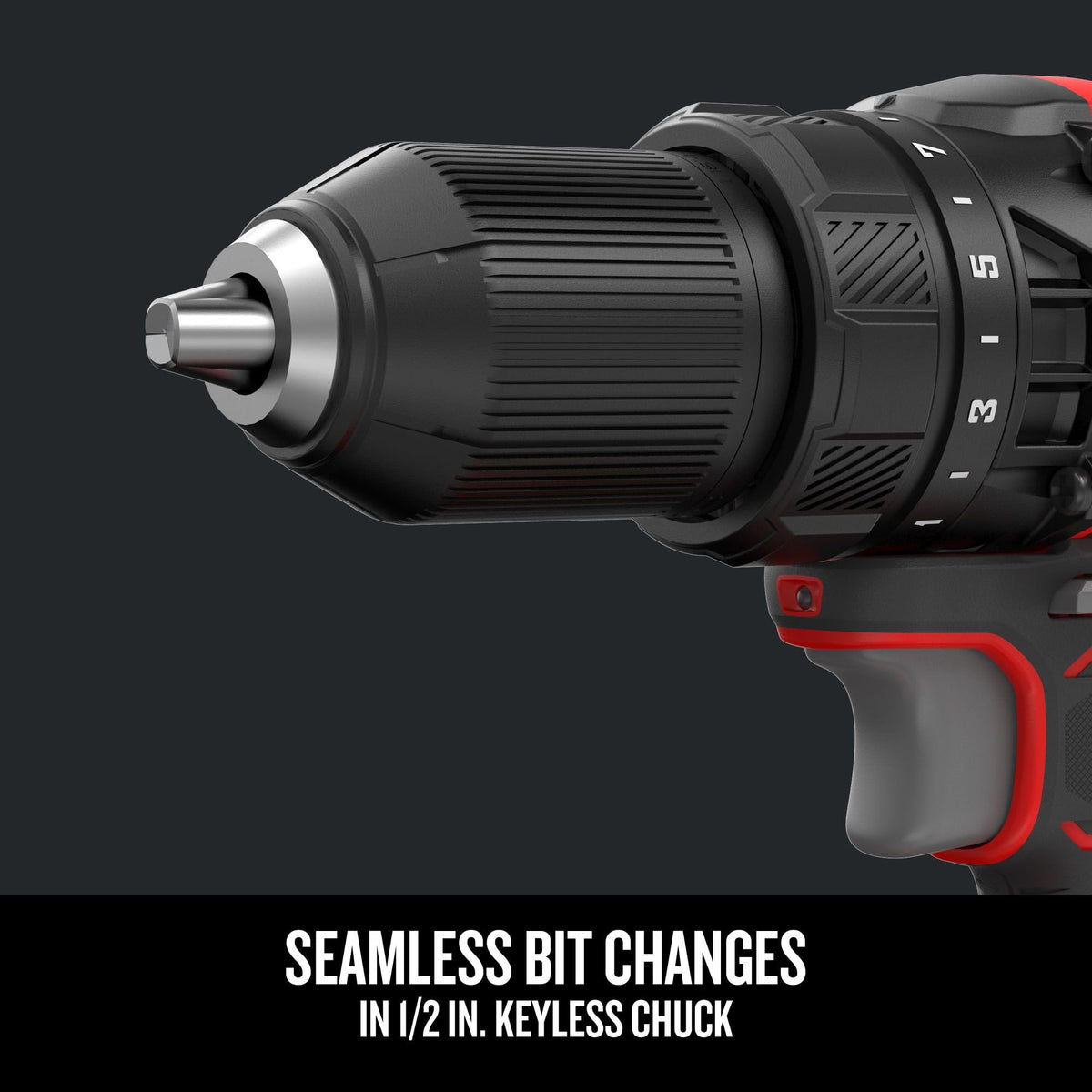Cordless Drill/Driver Kit, 1/2 inch, Battery and Charger Included F35088