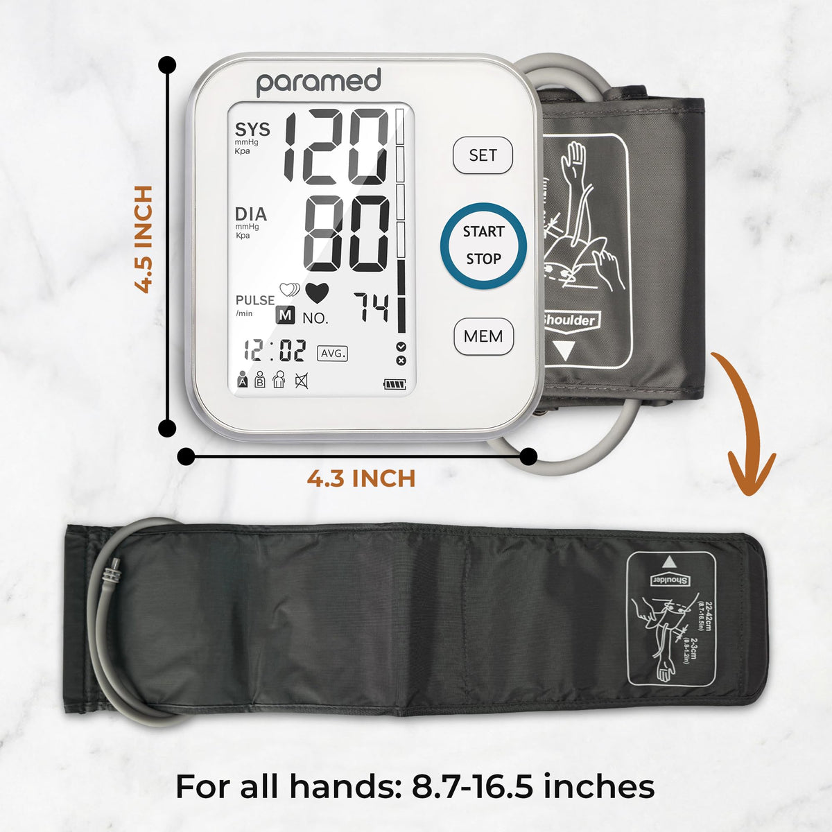 Automatic Upper Arm Blood Pressure Monitor J7569